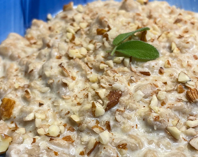 Spätzle di castagne con crema al parmigiano
