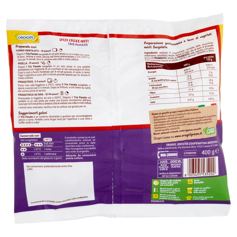 Tris Panato Sfizi Croccanti Orogel - Foto 3
