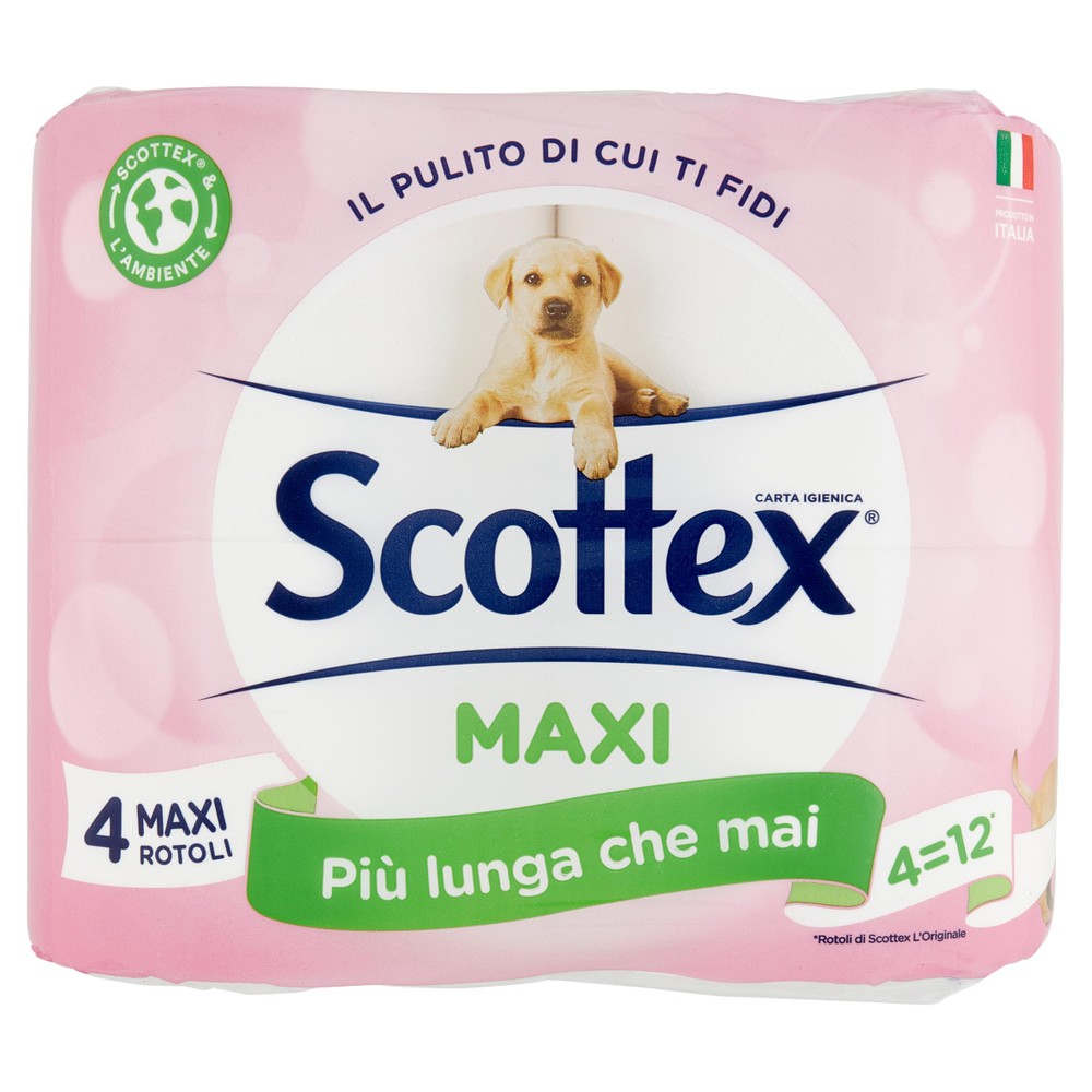 Carta Igienica XXL Pulito Originale Scottex Conf. Da 4 - Foto 1