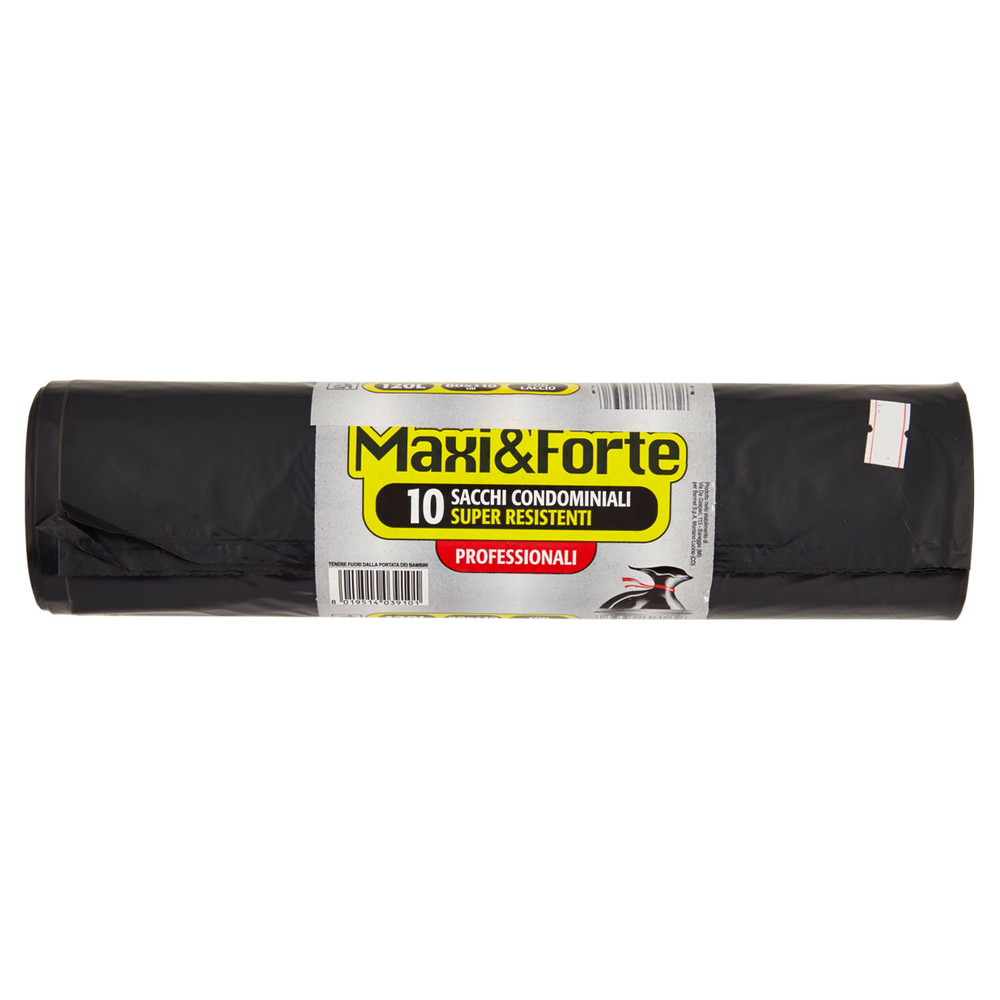 10 Sacchi Per Immondizia Neri Maxi&Forte Lt 120 Bennet - Foto 2