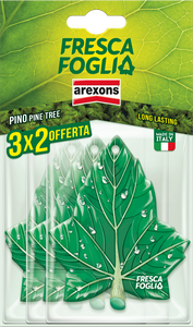 Profumatore Per Auto Fresca Foglia Tris Pino Arexons - Foto 1