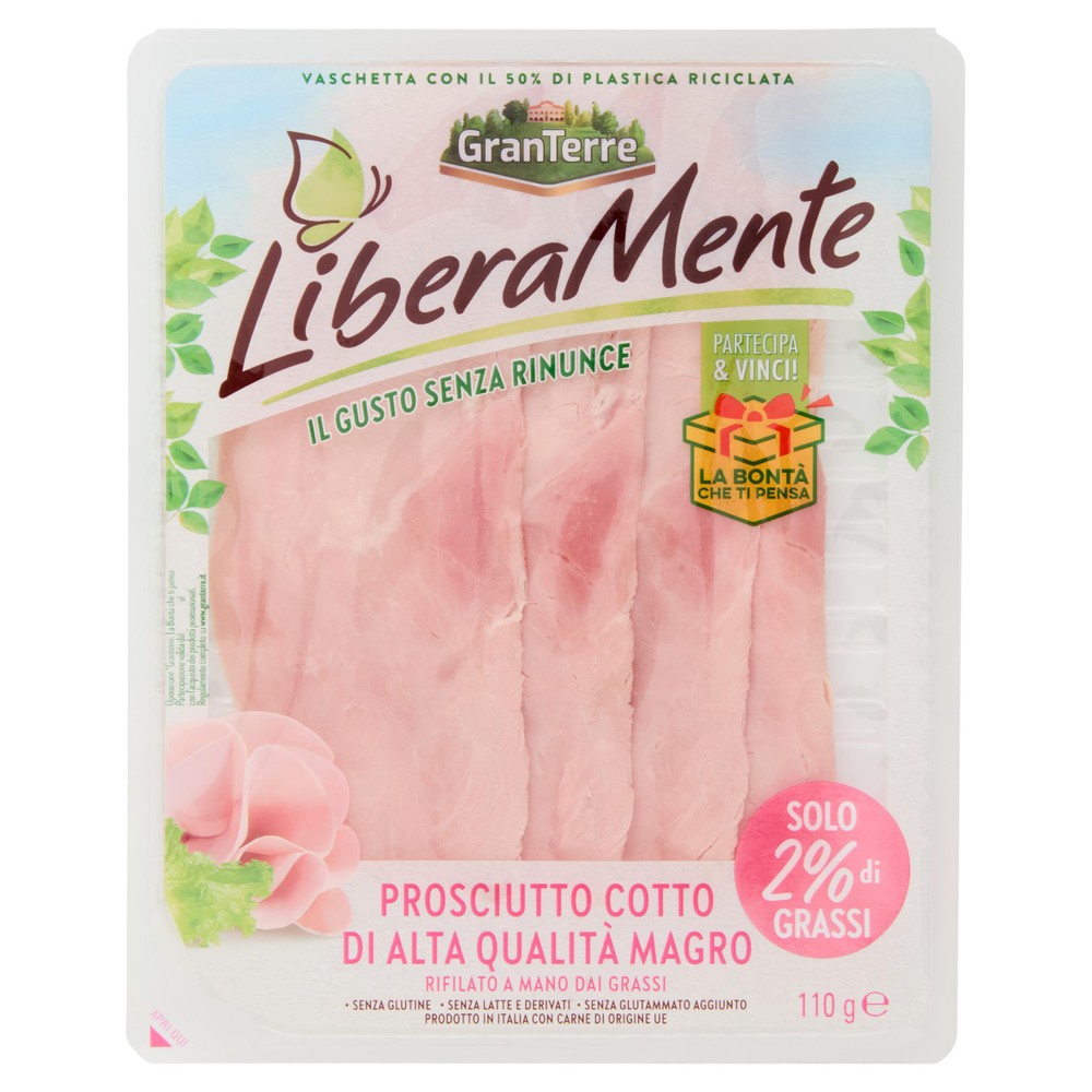 Affettato Prosciutto Cotto Granterre Liberamente - Foto 1