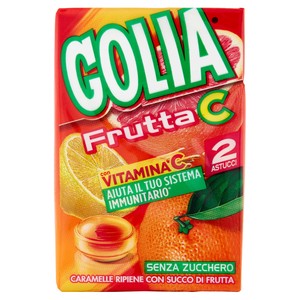 Caramelle Frutta C Al Gusto Agrumi Senza Zucchero 2x46g Golia - Foto 1