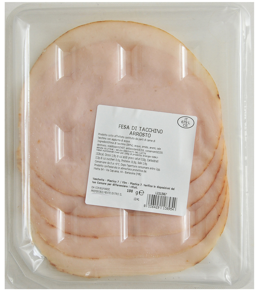 Fesa Di Tacchino Arrosto Affettata - Foto 2