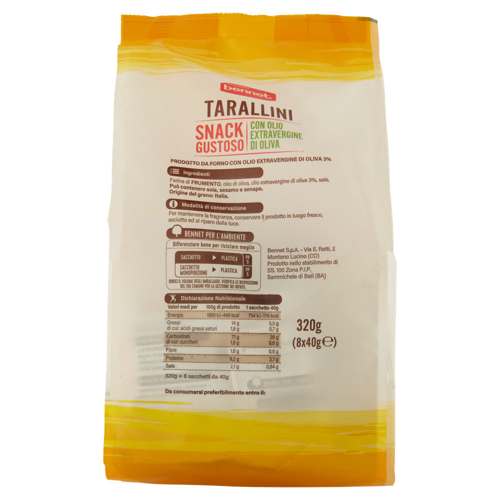 Tarallini All'olio Extravergine Bennet - Foto 3