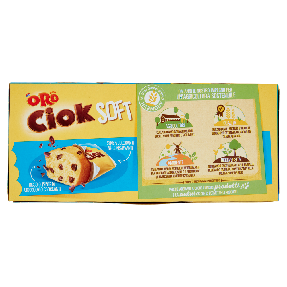 Merendine Oro Ciok Con Gocce Di Cioccolato 5x30g Oro Saiwa - Foto 3