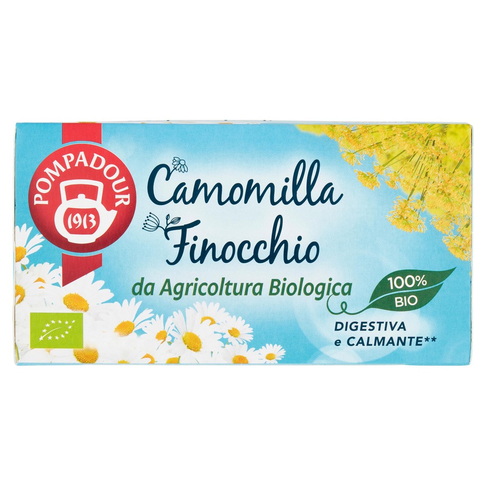 Infuso Camomilla E Finocchio Agricoltura Bio In Filtri 18x2g Pompadour - Foto 1