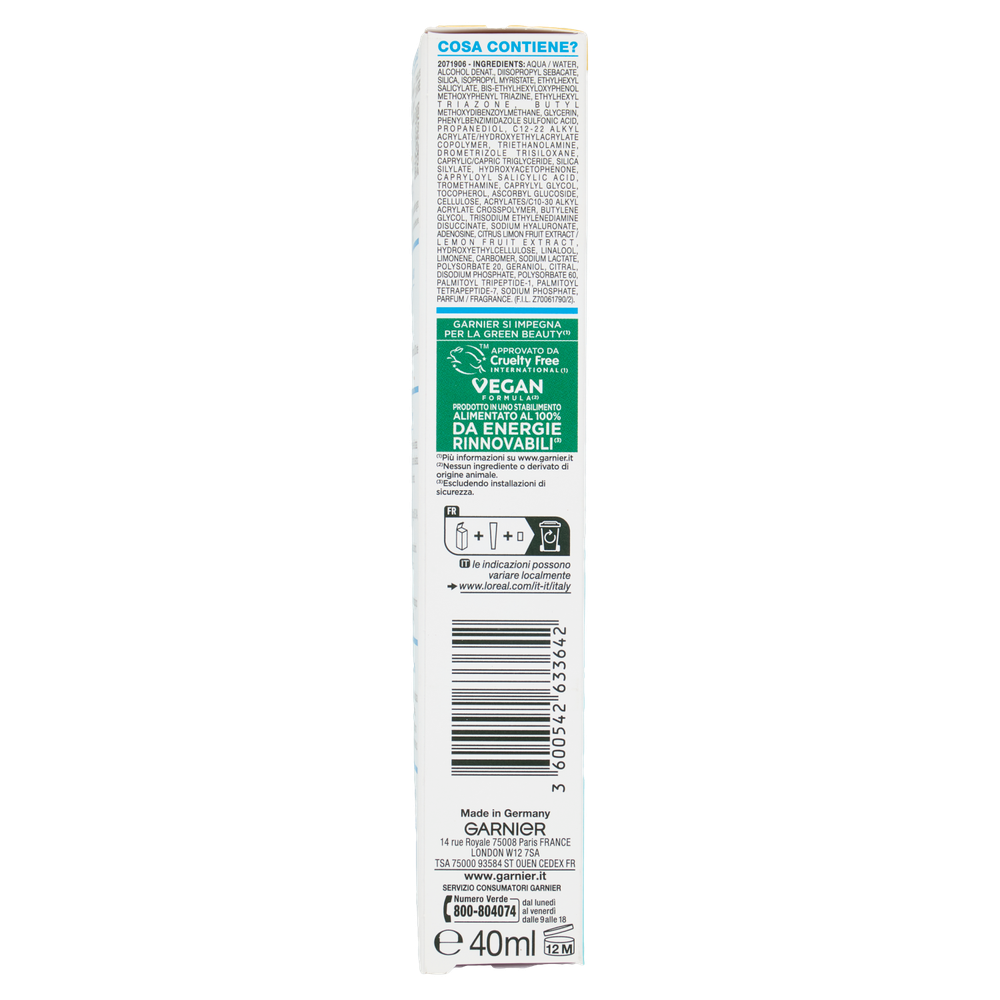 Fluido Hyaluron Anti Uv Quotidiano Invisibile 50+ Garnier - Foto 2
