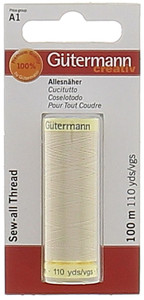 Filo Per Cucire Colore 169 Beige Mt.100 Gutermann - Foto 1
