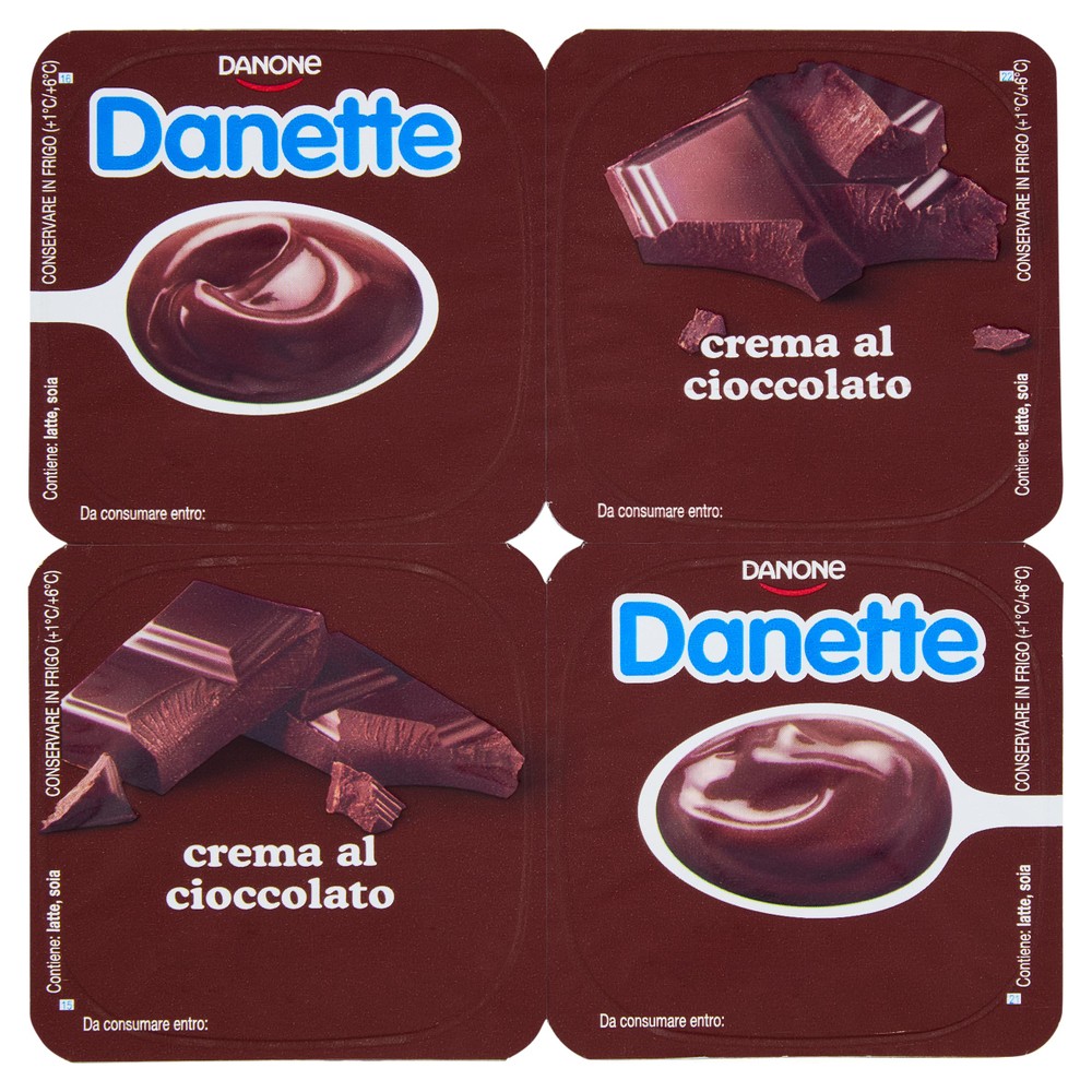 Budino Crema Dessert Cioccolato 4x125g Danette - Foto 1