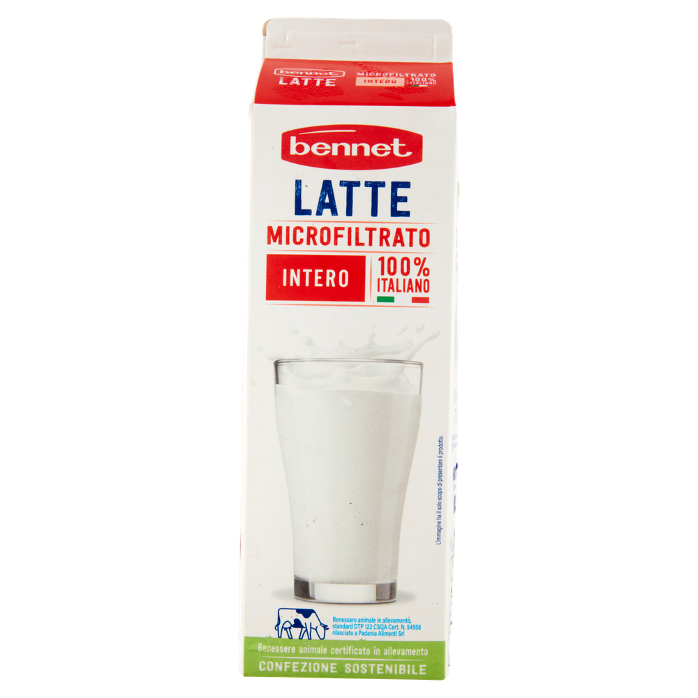 Latte Intero Bennet Microfiltrato - Da Conservare In Frigo - Foto 3