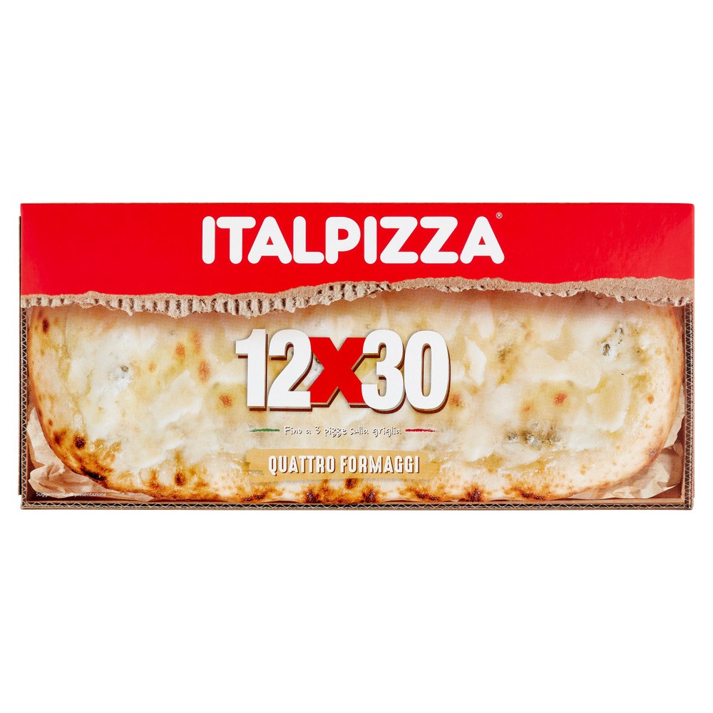 Pizza 4 Formaggi 12x30 Cm Italpizza - Foto 1