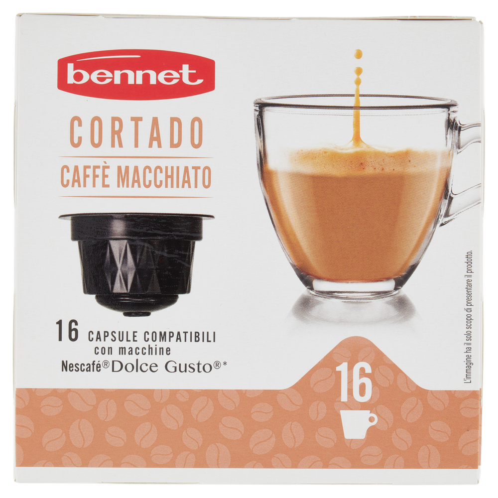 Caffè Cortado Macchiato Capsule Compatibili Nescafé 16pz Bennet - Foto 2