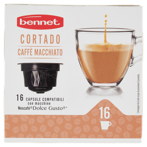 Caffè Cortado Macchiato Capsule Compatibili Nescafé 16pz Bennet - Foto 2