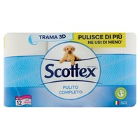 Carta Igienica Pulito Completo Scottex 12 Rotoli Carta Igienica Pulito Completo Scottex 12 Rotoli