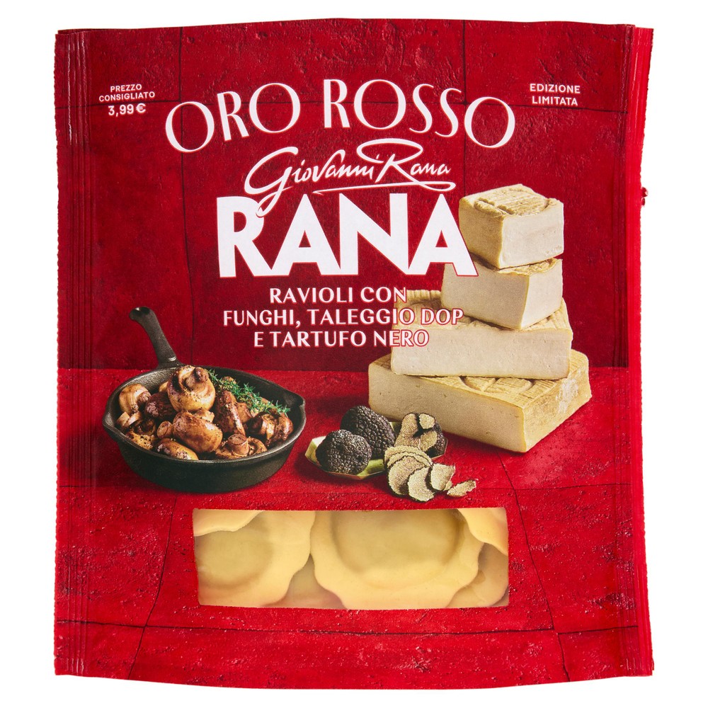 Ravioli Funghi Taleggio Dop E Tartufo Nero Oro Rosso Giovanni Rana - Foto 1