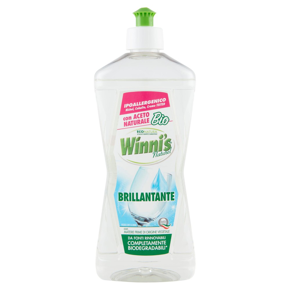 Brillantante Per Lavastoviglie All'aceto Winni's - Foto 1