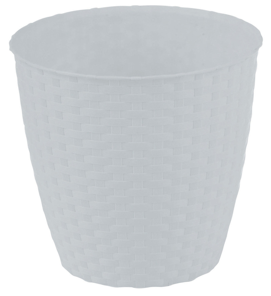Vaso Natural Diametro 14 Cm Colore Bianco Stefanplast - Foto 1