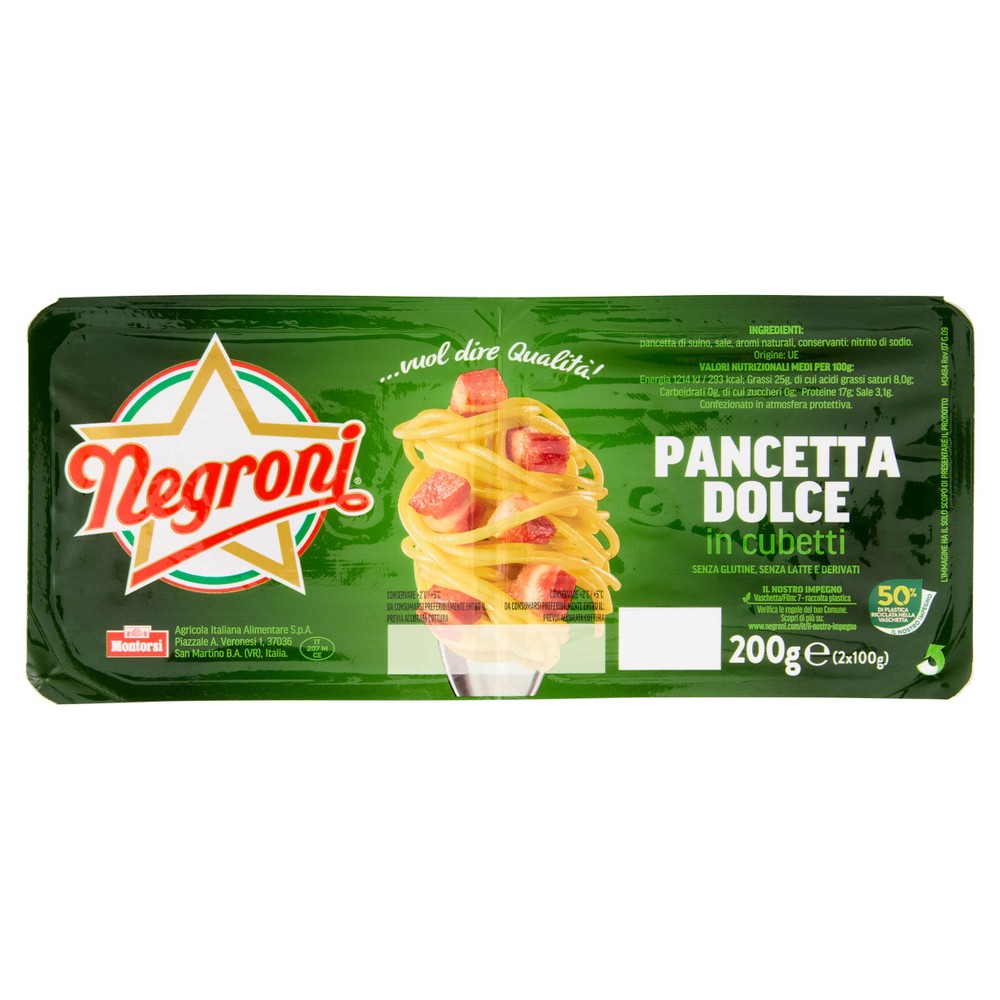 Cubetti Pancetta Dolce Negroni - Foto 1