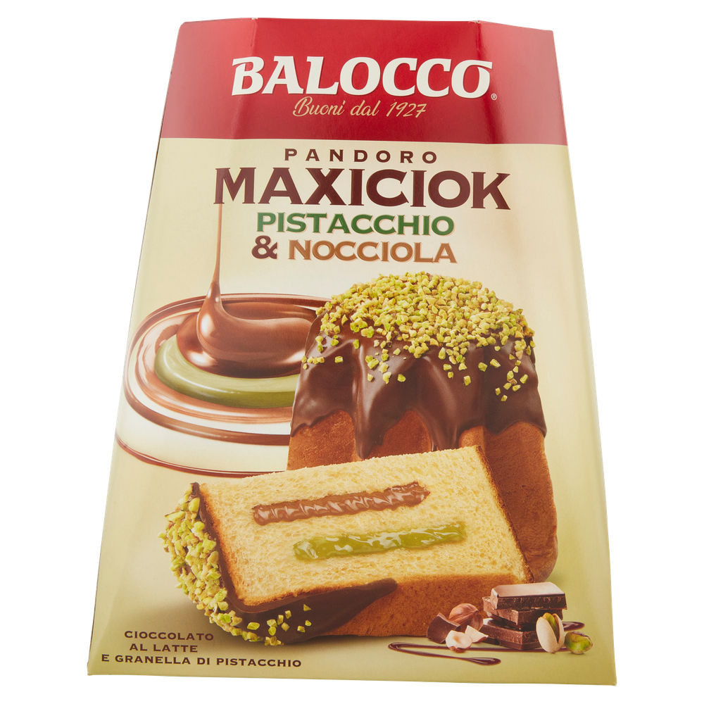 Pandoro  Maxiciok Pistacchio E Nocciola Balocco - Foto 3