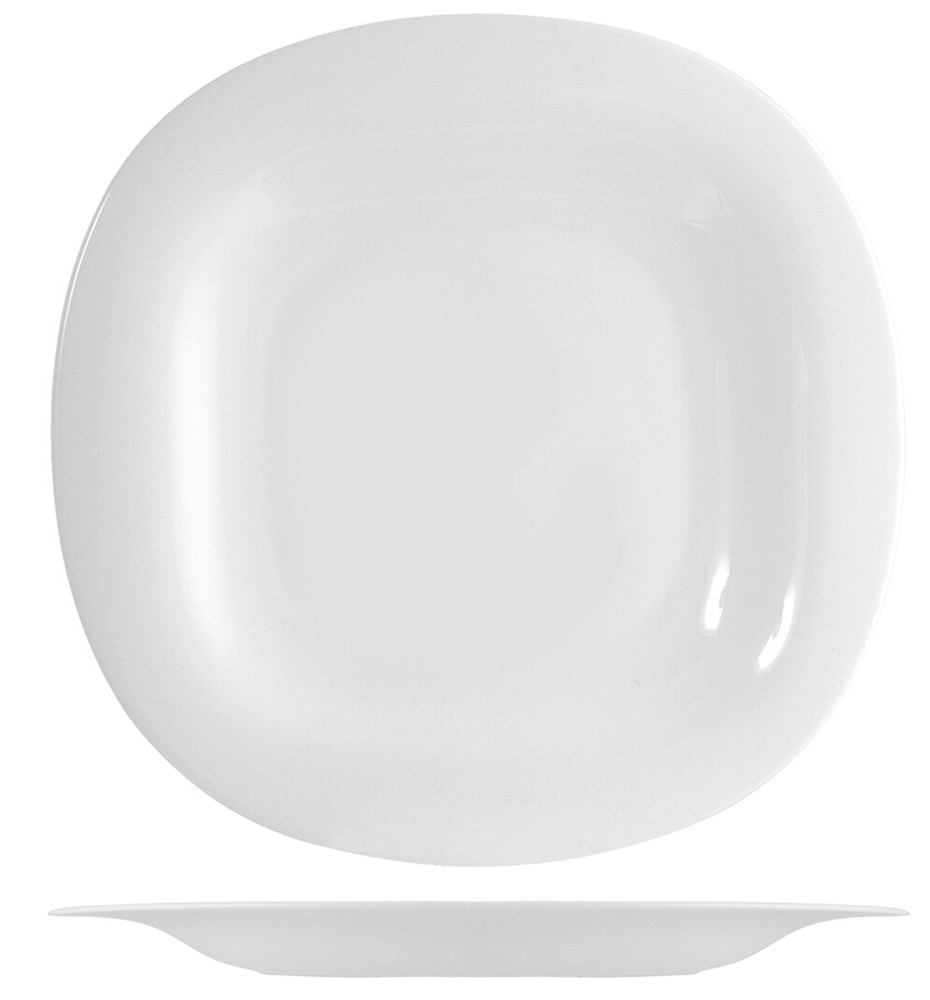 Piatto Frutta In Vetro Opale Bianco Carine Luminarc - Foto 1