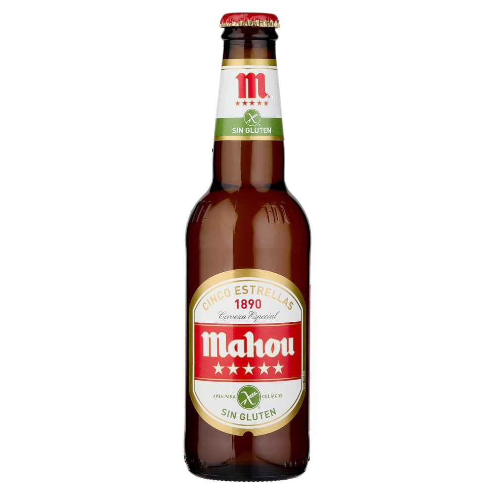 Birra 5 Estrella Gluten Free Mahou - Foto 1