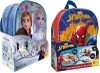 Zainetto Colouring And Drawing School Frozen O Spiderman Lisciani
