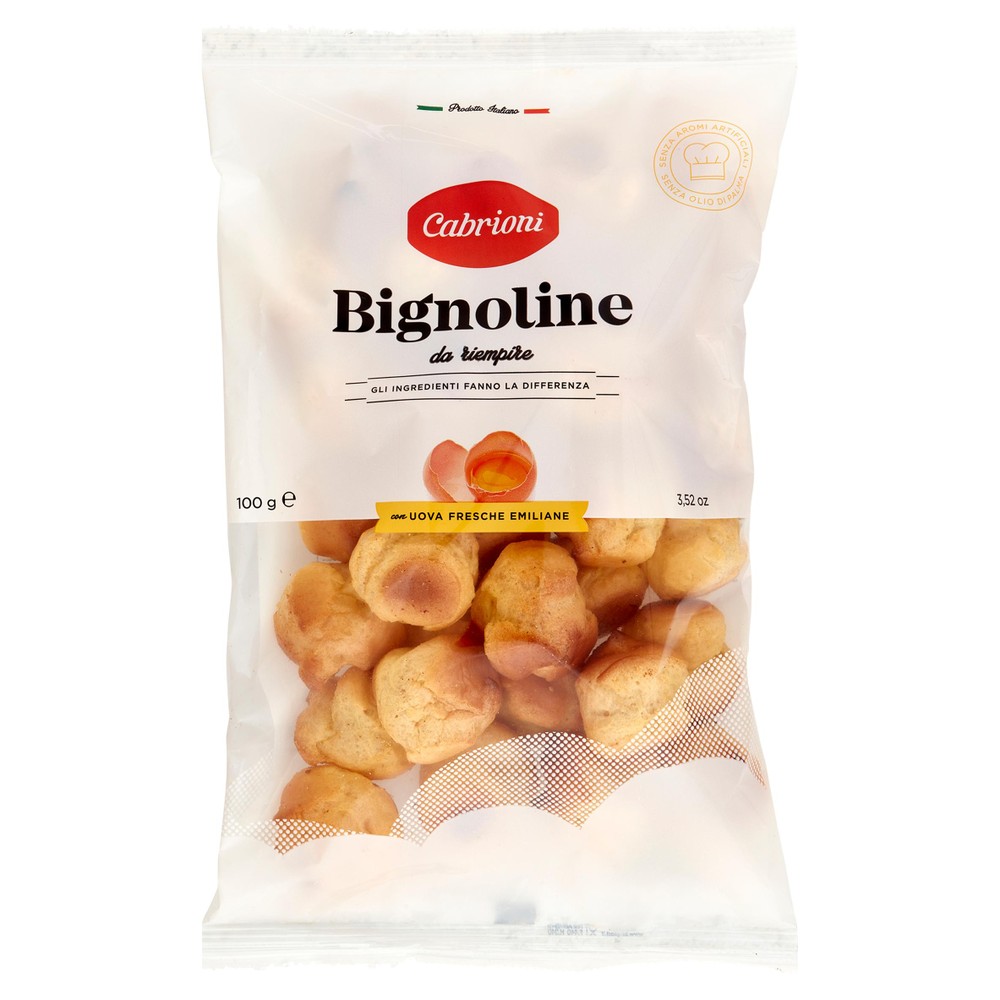 Bignoline Da Riempire Senza Conservanti E Olio Di Palma Cabrioni - Foto 1