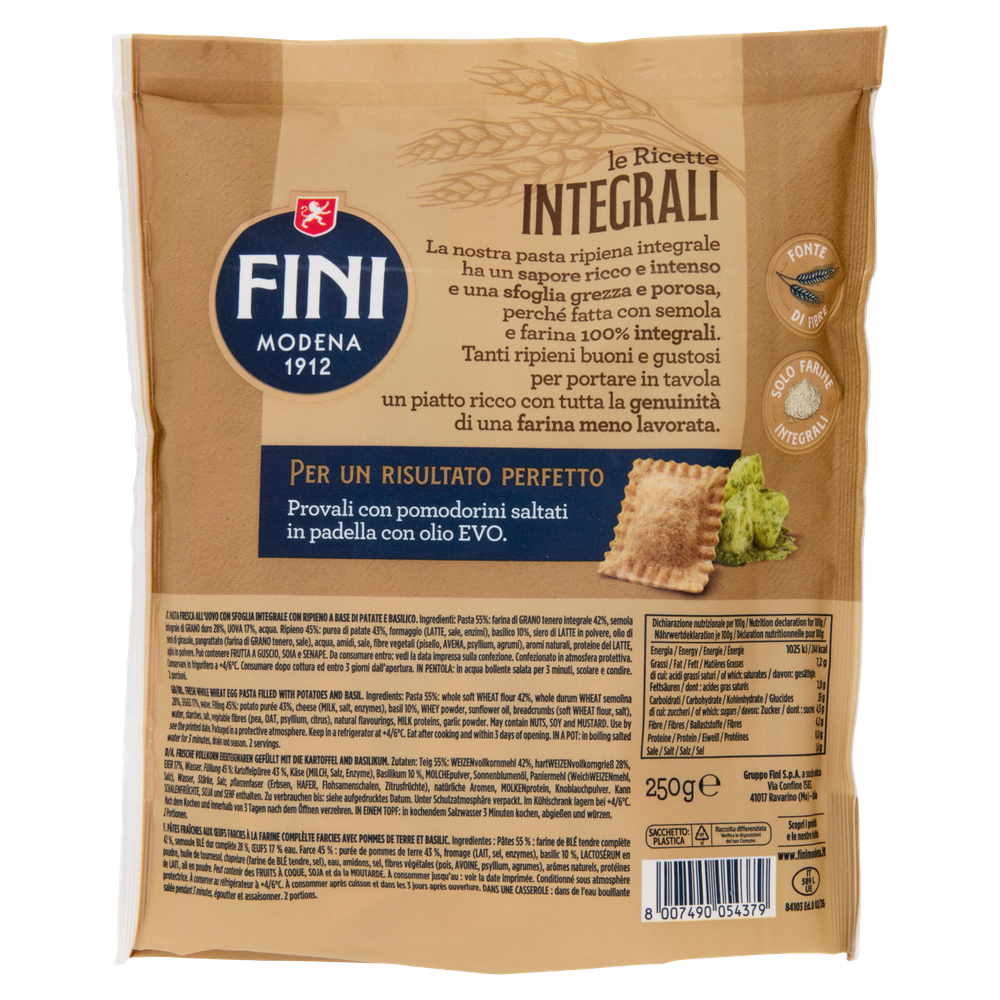 Ravioli Integrali Pesto E Patate Fini - Foto 3