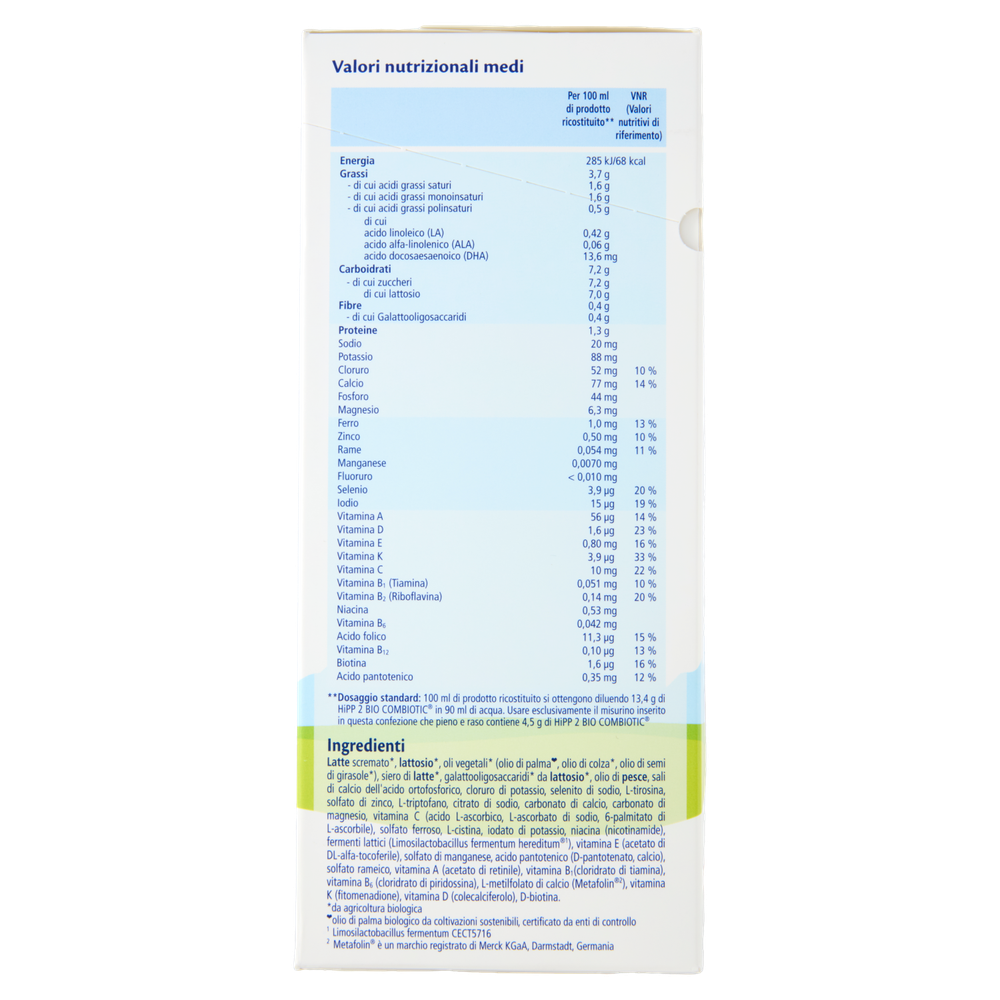 Latte In Polvere 2 Per Lattanti Combiotic Hipp - Foto 2