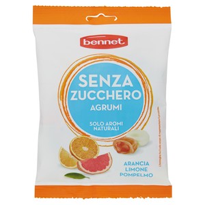 Caramelle Senza Zucchero Ripiene Arancia, Limone, Pompelmo Bennet - Foto 1