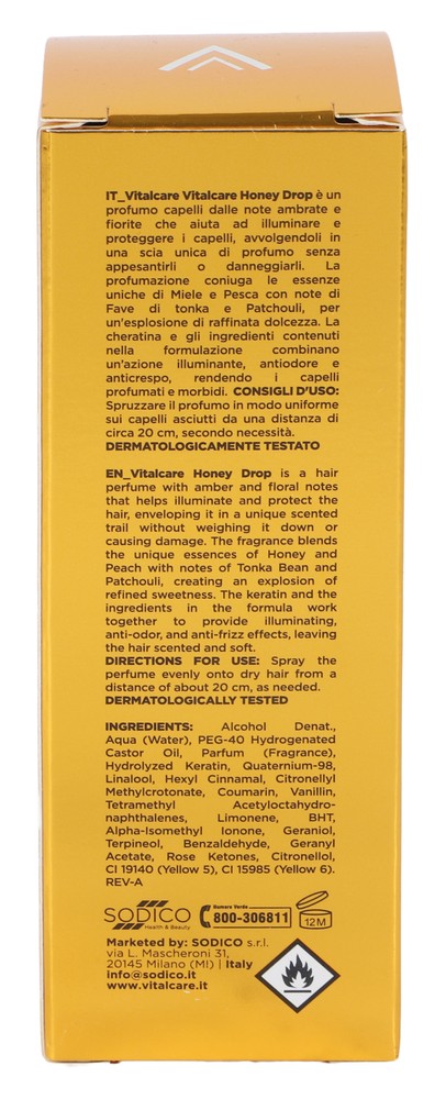 Profumo Capelli Honey Drop Illuminante Vitalcare - Foto 3