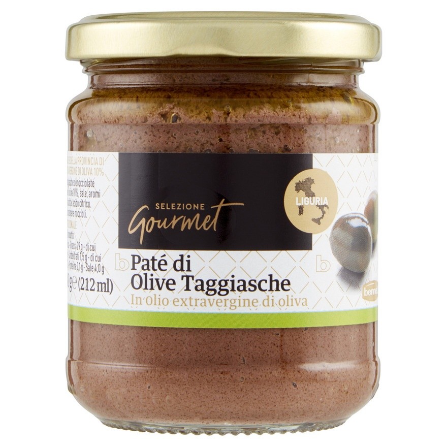 Pate' Di Olive Taggiasche In Olio Evo Selezione Gourmet Bennet - Foto 1
