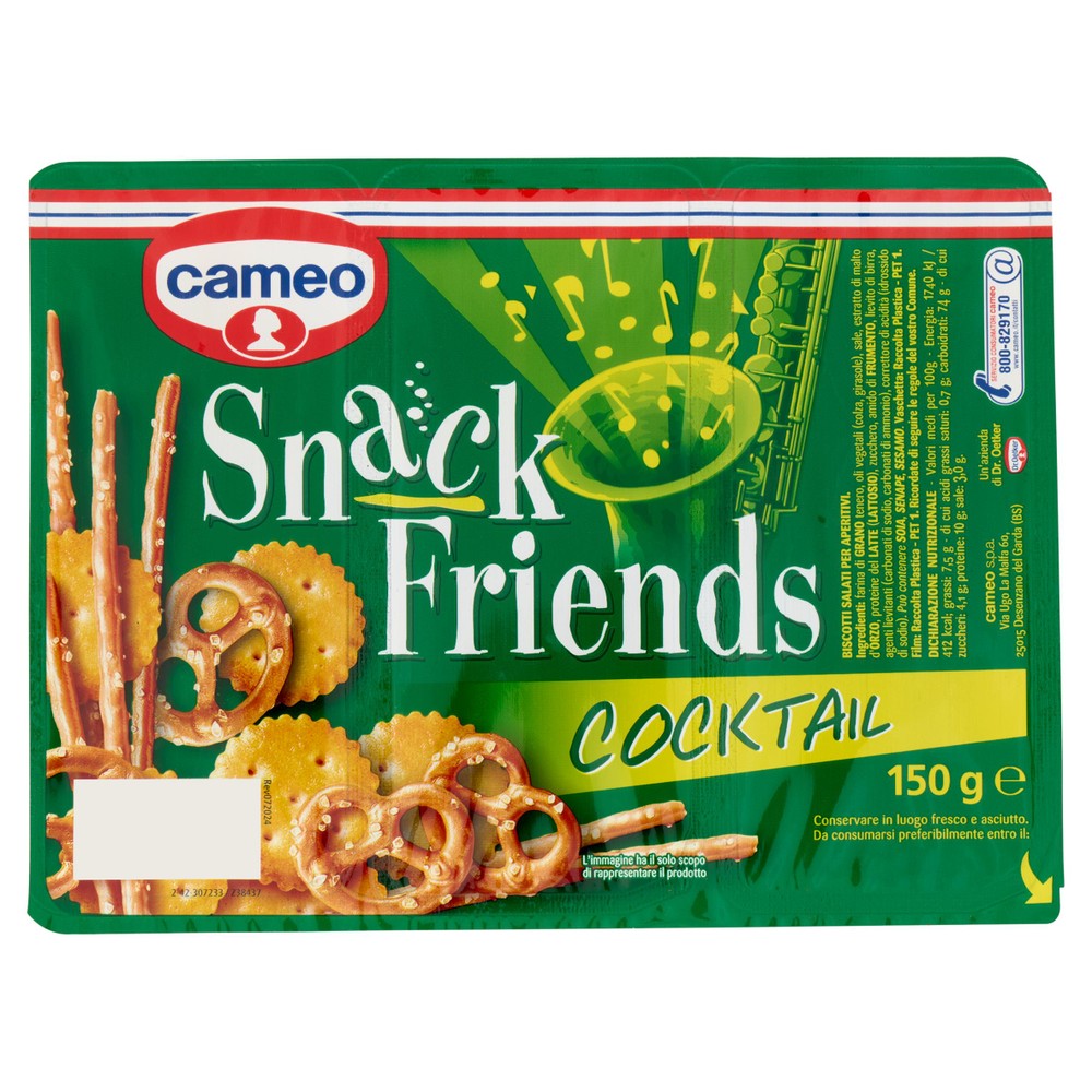 Salatini Fragranti Da Cocktail Snack Friends Senza Olio Di Palma Cameo - Foto 1
