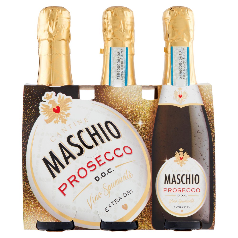 Prosecco Doc Maschio 3 Bottiglie Da Ml.200 - Foto 1