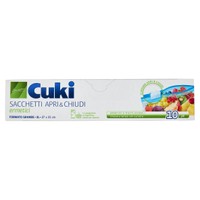 Sacchetti Con Cursore Apri & chiudi Cuki Cm 27 x 25 Conf . Da 10 Sacchetti Con Cursore Apri & chiudi Cuki Cm 27 x 25 Conf . Da 10