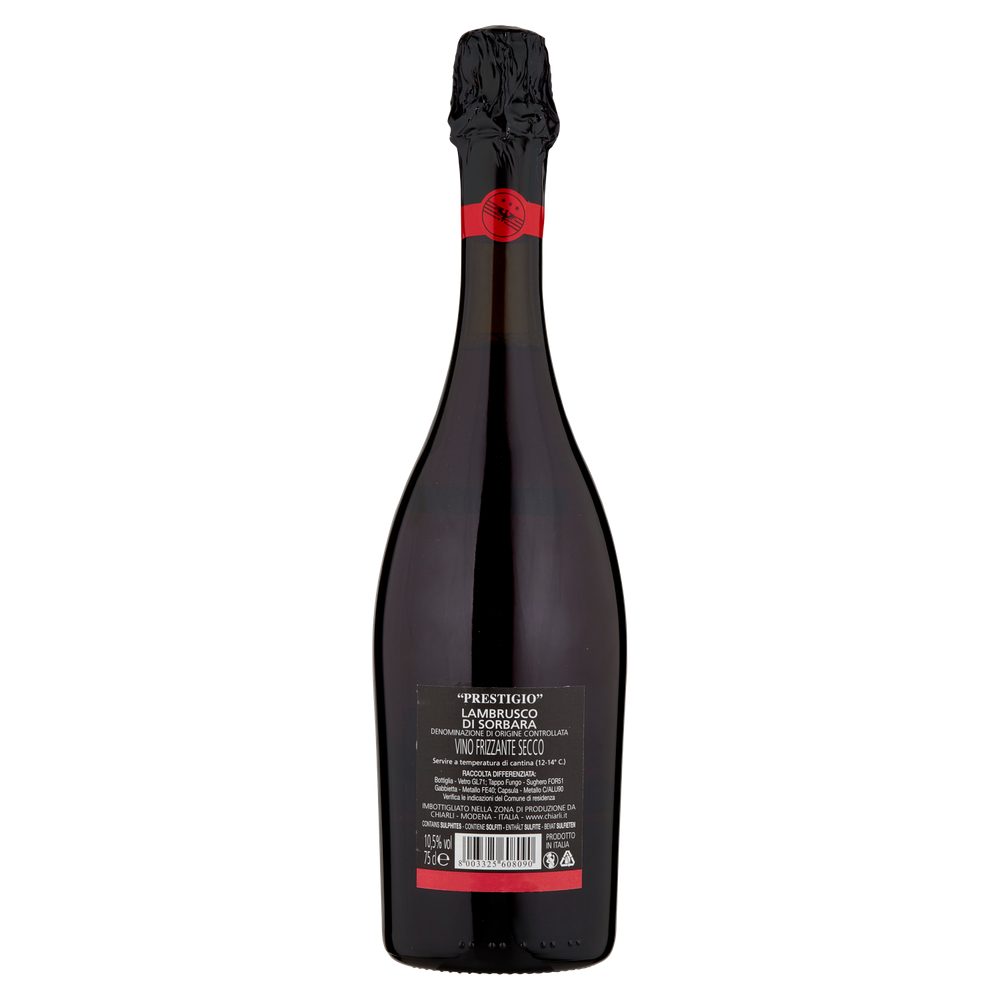 Sorbara Lambrusco Doc Secco Prestigio Chiarli - Foto 3