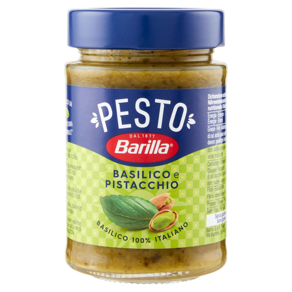 Pesto Basilico E Pistacchio Senza Glutine Barilla - Foto 1