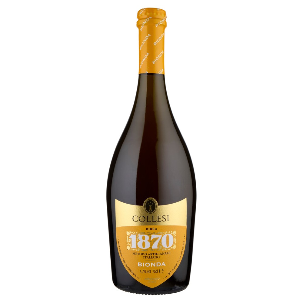 Birra Bionda 1870 4,7% Vol. Collesi - Foto 1