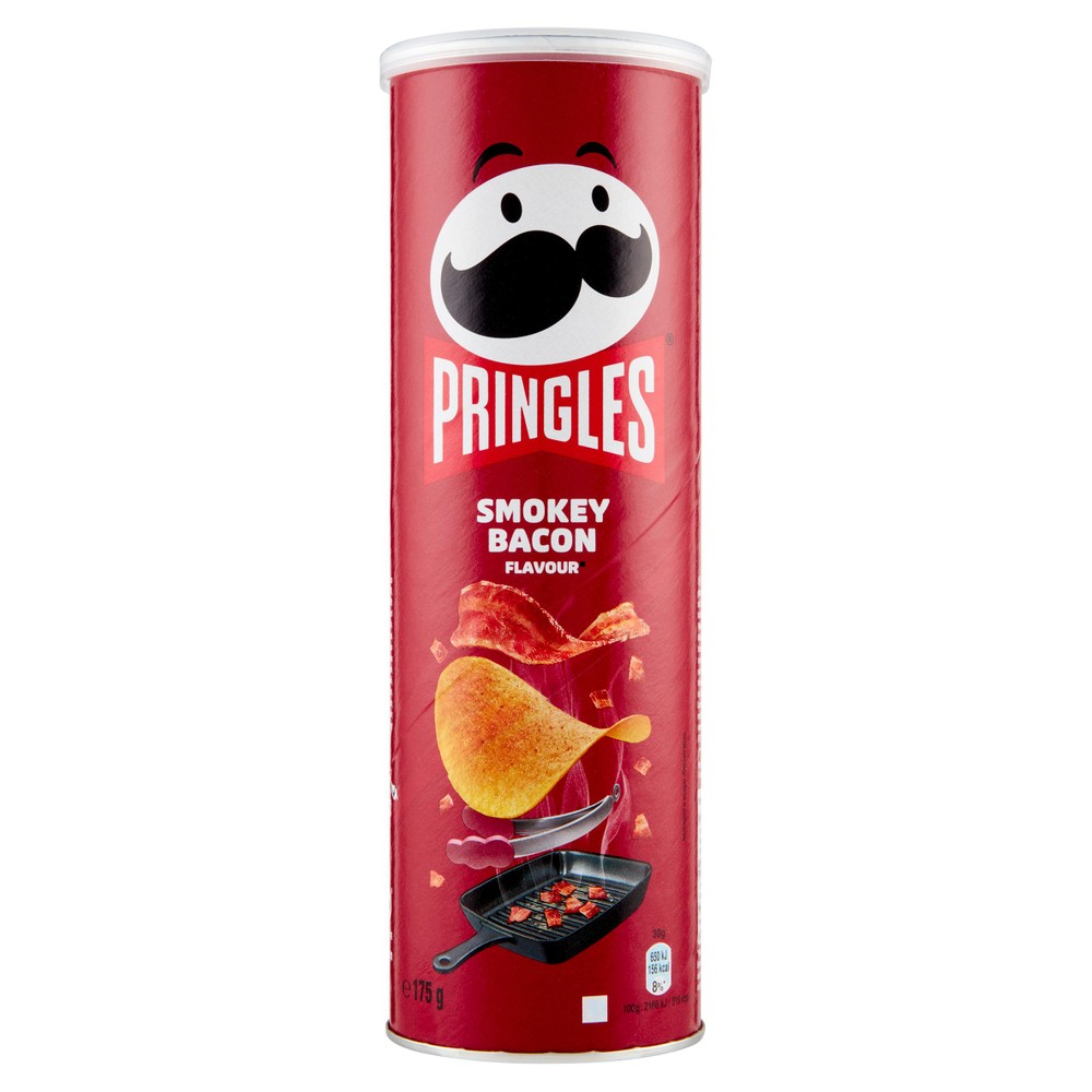 Patatine Al Gusto Di Bacon Affumicato Vegetariane Pringles - Foto 1