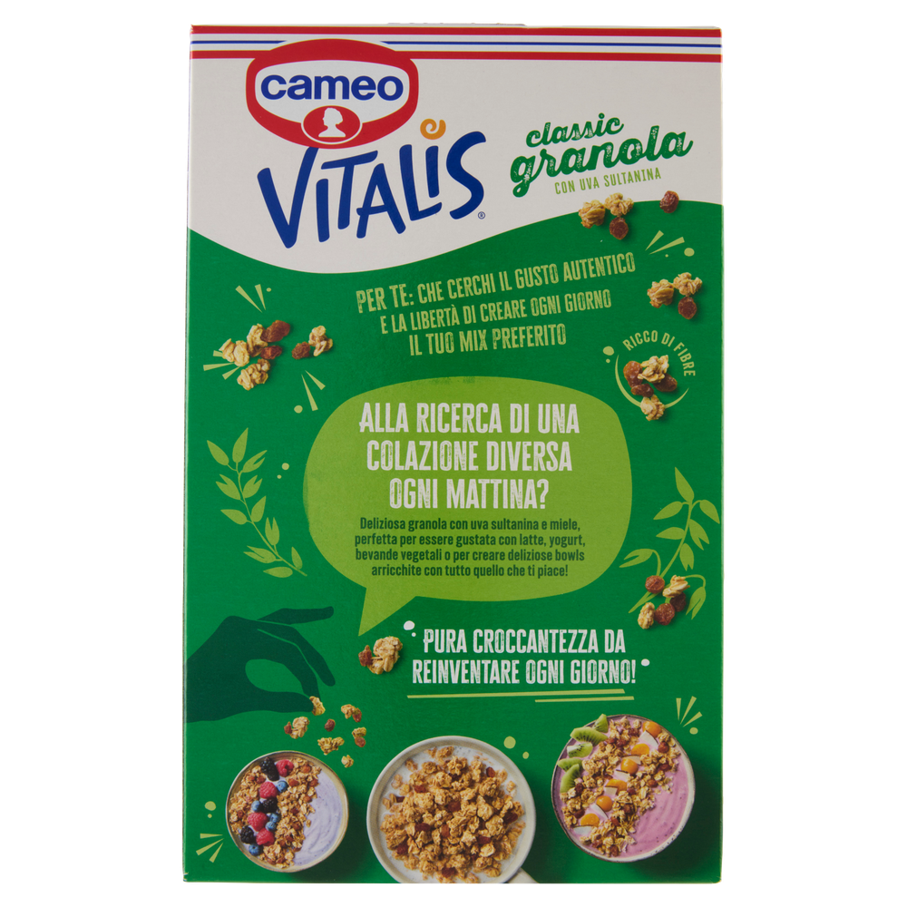 Classic Granola Con Uva Sultanina Vitalis Cameo - Foto 3