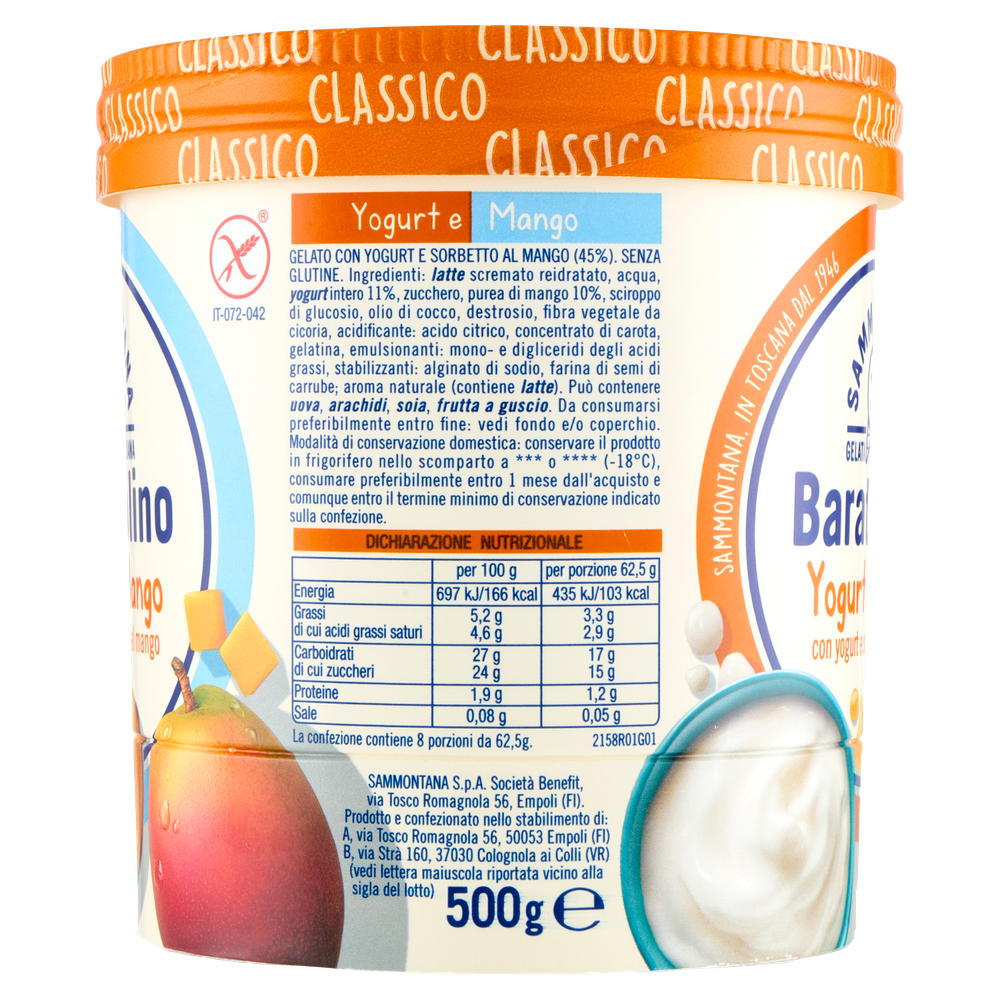 Barattolino Classico Yogurt Al Mango Sammontana - Foto 2