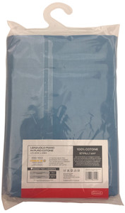 Lenzuolo Piano Tinta Unita 2 Piazze Cm240x290 Azzurro Scuro Casa - Foto 2