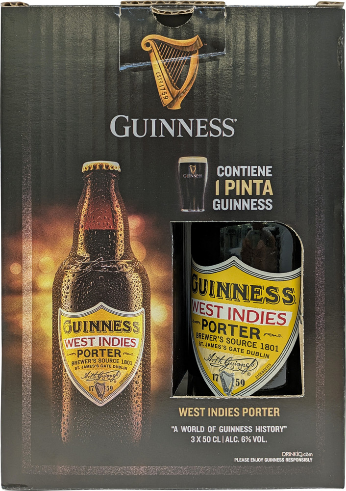 Porter Confezione 3 Bott. 50cl + 1 Bicch. Da Pinta Guinness - Foto 1