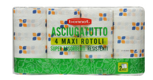 Asciugatutto Maxi Rotolo 2 Veli Bennet - Foto 1