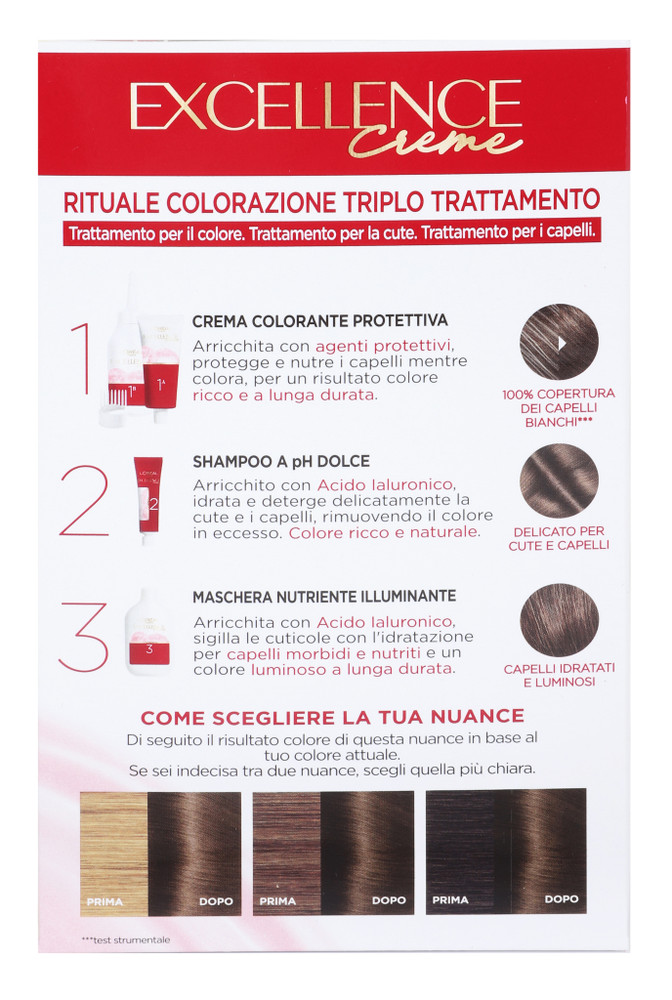 Colorazione Capelli N.5 Castano Chiaro Excellence - Foto 3