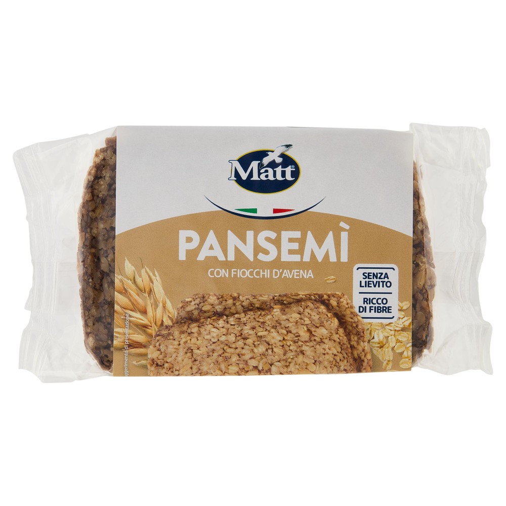Matt Pansemì Con Fiocchi D'avena 300 G - Foto 1