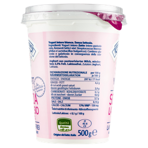 Yogurt Vipiteno Intero Bianco Senza Lattosio - Foto 2