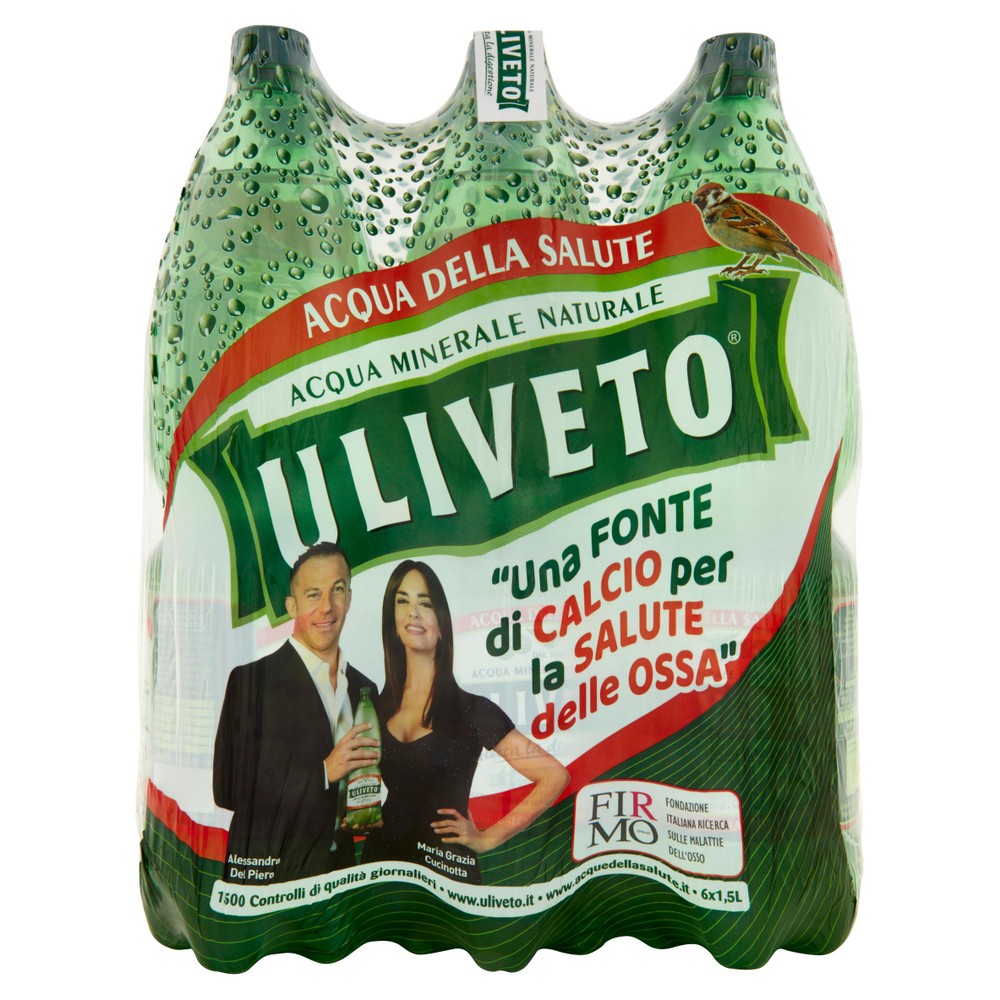 Acqua Effervescente Naturale Uliveto 6 Da L.1,5 - Foto 1