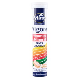 Matt Vigore Vitamine & Minerali 20 Compresse Effervescenti - Foto 1